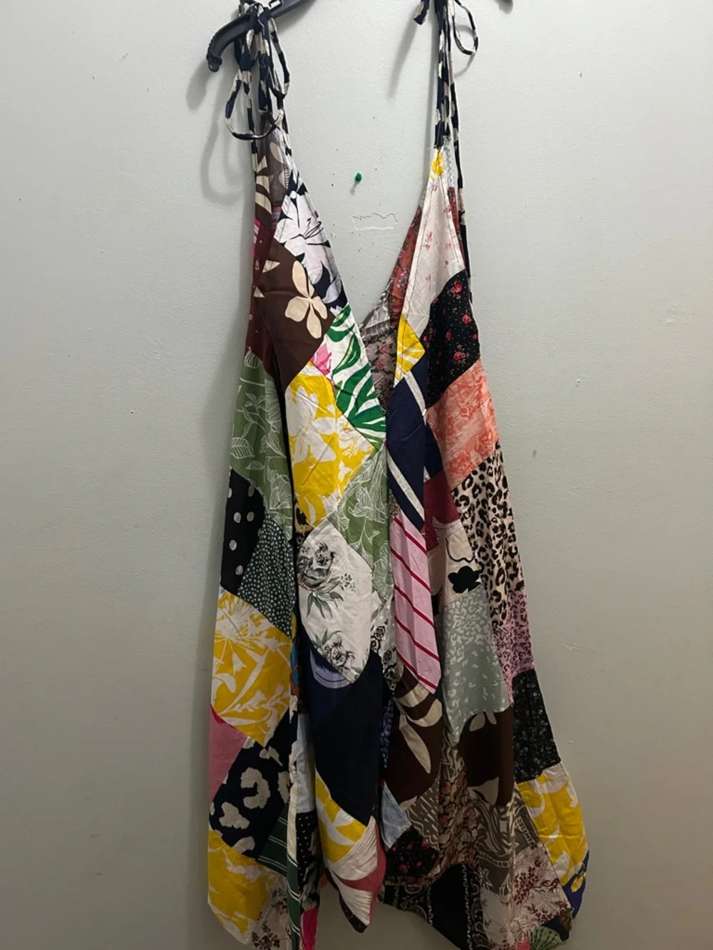 Bohemian Patchwork Jumpsuit - Multicolor - Picture 3 of 5